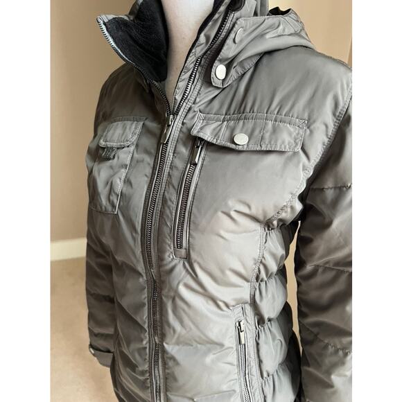 Obermeyer Leighton ironwood olive full zip winter/ski jacket size 8 - Picture 7 of 9